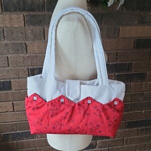 Fabric tote bag with two reversible,  interchangable covers